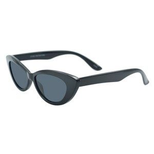 WOMENS EXAGGERATED FRAME CAT EYE SUNGLASSES NEUTRA